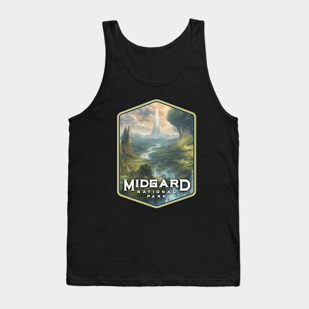 Midgard National Park Tank Top by MindsparkCreative